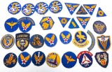 WWII US ARMY AIR FORCE PATCH LOT OF 30