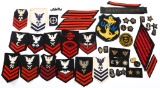 WWII US NAVY PATCH MIXED LOT OF 40