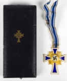 WWII GERMAN MOTHER CROSS MEDAL WITH CASE