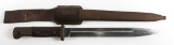 WWII GERMAN K98 COMBAT BAYONET WITH FROG