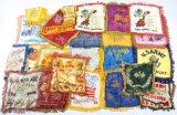 WWII US ARMY SOUVENIR PILLOW CASE LOT OF 25