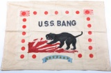 WWII US NAVY USS BANG SUBMARINE BATTLE FLAG
