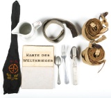 WWII GERMAN PERSONAL ITEM MIXED LOT OF 8