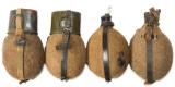 WWII GERMAN ARMY CANTEEN LOT OF 4