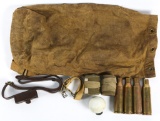 WWII JAPANESE FIELD GEAR AND ORDNANCE LOT