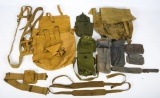 WWII BRITISH ARMY WEB GEAR MIXED LOT