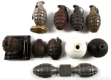 WWII US JAPAN AND GERMANY GRENADE MIXED LOT