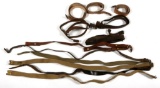 WWII WORLD MILITARY RIFLE SLING MIXED LOT OF 12