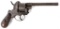 BELGIAN 45 CAL LARGE FRAME PINFIRE REVOLVER
