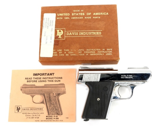 DAVIS INDUSTRIES MODEL P-380 PISTOL