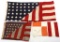 US 1890s 44 STAR FLAG & SIGNAL FLAG LOT OF 4