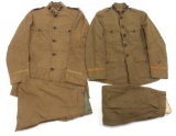 WWI US ARMY ARTILLERY OFFICER UNIFORM LOT OF 2