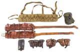 WORLD MILITARY AMMO POUCH & BANDOLIER MIXED LOT