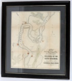 BOWEN & Co LITHOGRAPH MAP OF MISSISSIPPI RIVER
