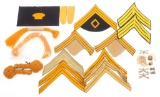 INDIAN WARS US CAVALRY LOT OF CHEVRONS & INSIGNIA