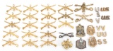SPAN-AM WAR US INFANTRY & CAVALRY INSIGNIA LOT
