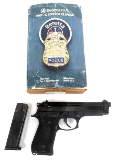 BERETTA MODEL 92FS 9mm POLICE SPECIAL PISTOL