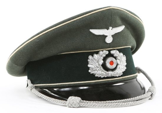 WWII GERMAN ARMY OFFICER DRESS HAT