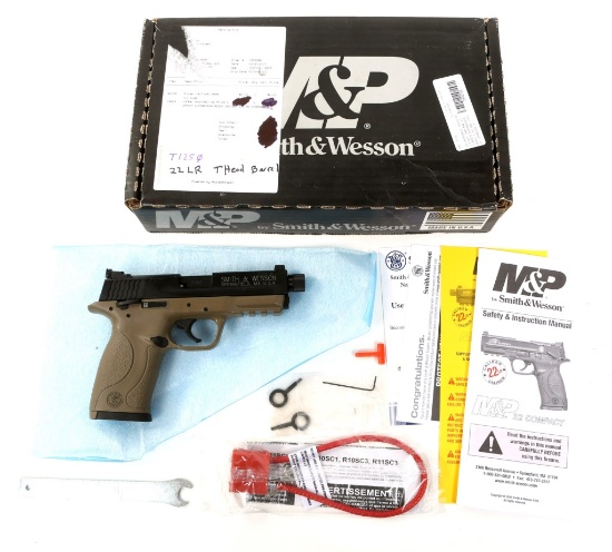 SMITH AND WESSON MP22C PISTOL FDE .22 CALIBER