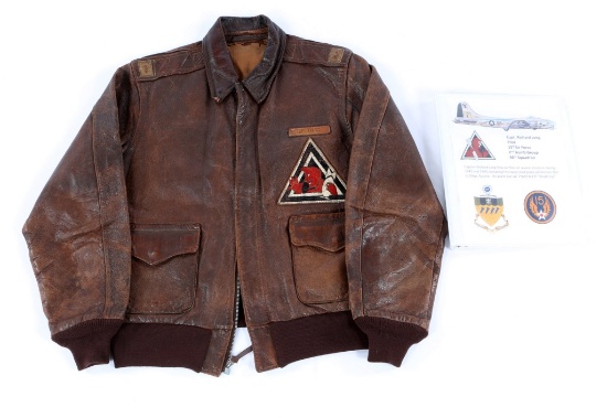 WWII 15th AAF 2nd BOMB GROUP 96th SQ A2 JACKET