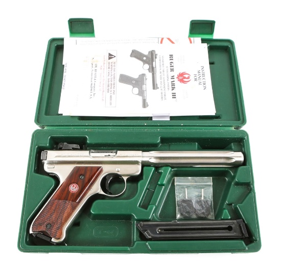 RUGER MODEL MK III HUNTER PISTOL .22 CALIBER