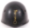 WWII ITALIAN MVSN BLACK SHIRTS PARAMILITARY HELMET