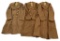 WWII US ARMY ENLISTED MAN WOOL OVERCOAT LOT OF 3