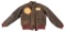 WWII 15th AAF 451st BOMB GROUP A2 FLIGHT JACKET