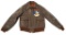 WWII 8th AAF 350th FIGHTER SQ A2 FLIGHT JACKET