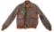 WWII 8th AF 853rd BOMB SQ PAINTED A2 FLIGHT JACKET