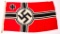 WWII GERMAN KRIEGSMARINE BATTLE FLAG