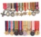 WWI - WWII BRITISH MILITARY MINI MEDAL LOT