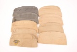 WWII US NAVY ENLISTED NCO GARRISON HAT LOT OF 9