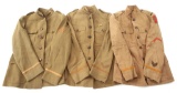 WWI US ARMY AEF OFFICER TUNIC LOT OF 3