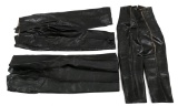 GERMAN U-BOAT LEATHER PANTS LOT OF 3