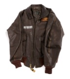 WWII G-1 FLIGHT JACKET OF RICHARD HALSEY BEST