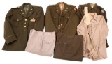 WWII US ARMY OFFICER DRESS UNIFORM MIXED LOT