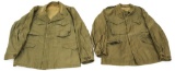 WWII US ARMY M43 FIELD JACKET LOT OF 2