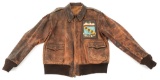 WWII 10th AAF 7th BOMB GROUP A2 FLIGHT JACKET