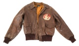 WWII 8th AAF 328th BOMB SQUADRON A2 FLIGHT JACKET