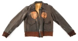 WWII 8th AAF 560th BOMB SQUDRON A2 FLIGHT JACKET