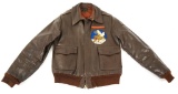 WWII 8th AAF 350th FIGHTER SQ A2 FLIGHT JACKET