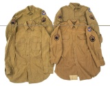 WWII US AAF OLIVE DRAB NCO SHIRT SIZE X-LARGE LOT