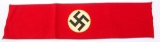 WWII GERMAN NSDAP POLITICAL ARMBAND ORTS LEVEL