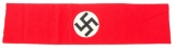 WWII GERMAN NSDAP ARMBAND KREISLEITUNG LEVEL