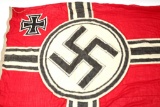 WWII GERMAN KRIEGSMARINE BATTLE FLAG FRENCH MADE