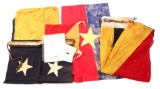 WWII - VIETNAM WAR WORLD MILITARY FLAG MIXED LOT