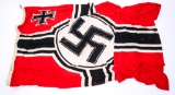 WWII GERMAN KRIEGSMARINE BATTLE FLAG