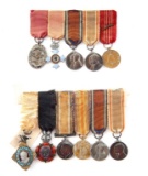 WWI BRITISH MILITARY MINI MEDAL LOT