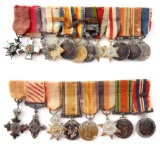 WWI BRITISH MILITARY MINI MEDAL LOT